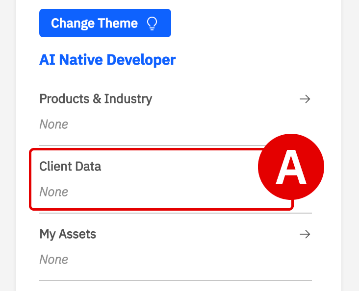 Client Data
