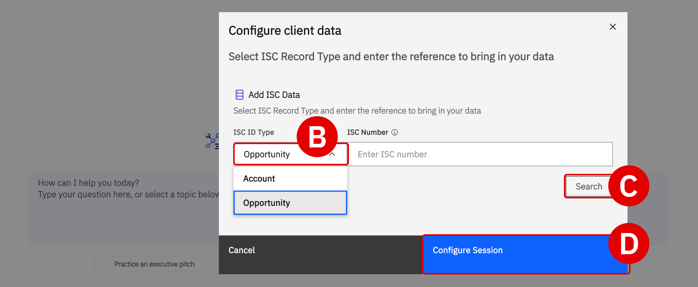ISC configuration